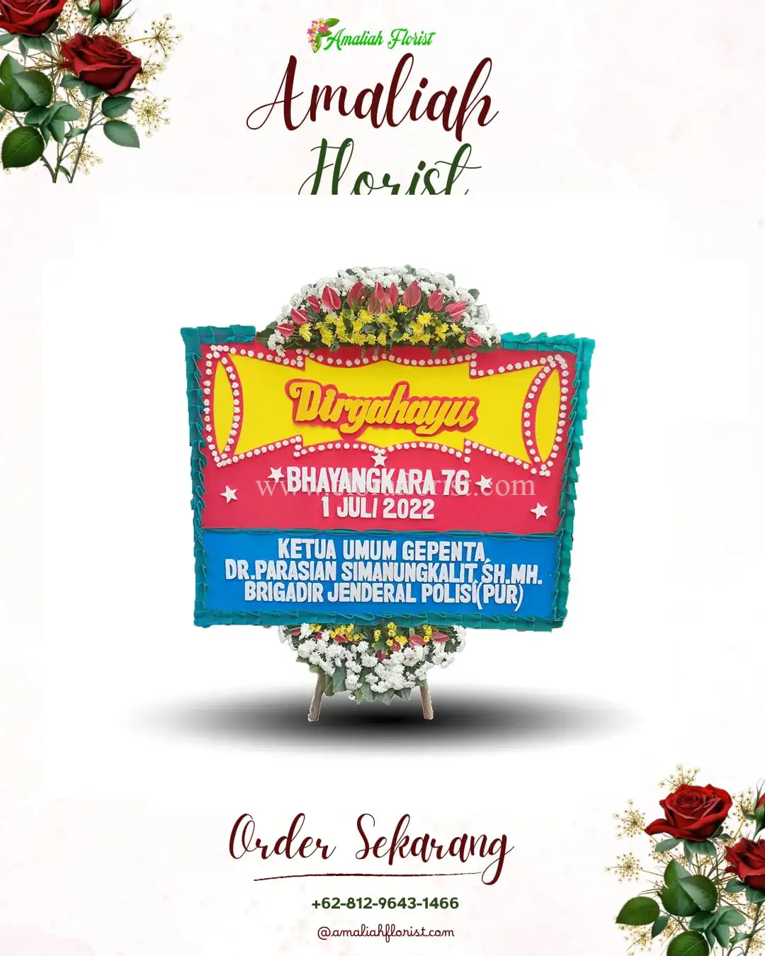 Papan Bunga HUT Ulang Tahun Pasirlimus